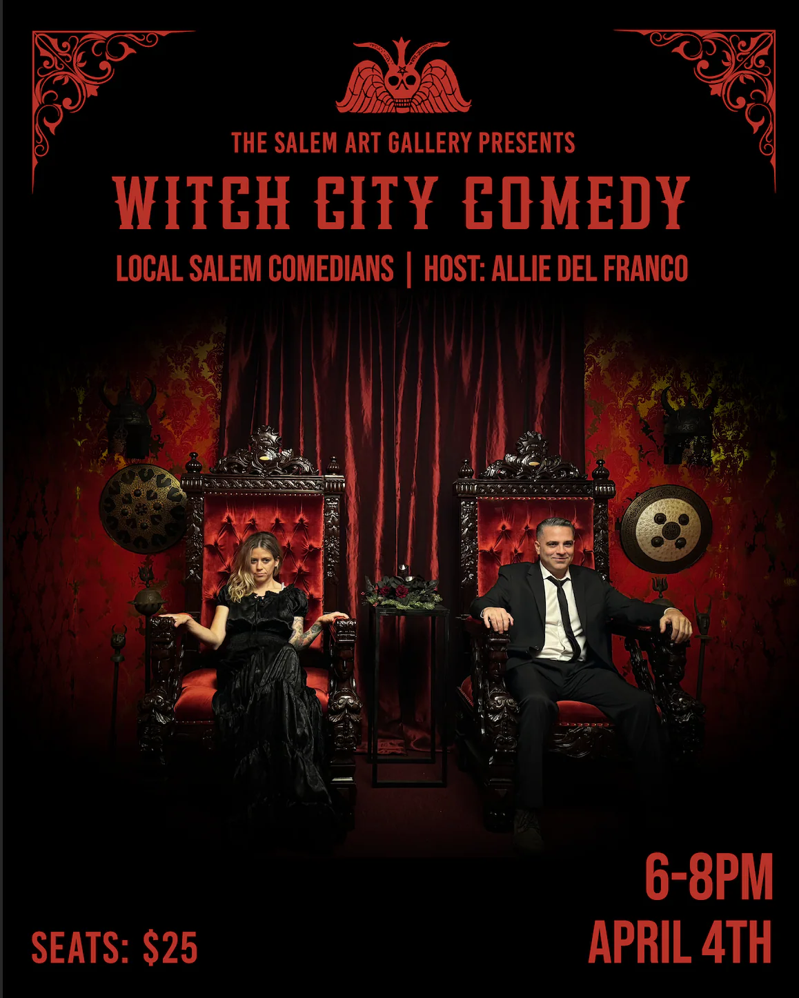 Ticket- Witch City Comedy Show (April 4th)